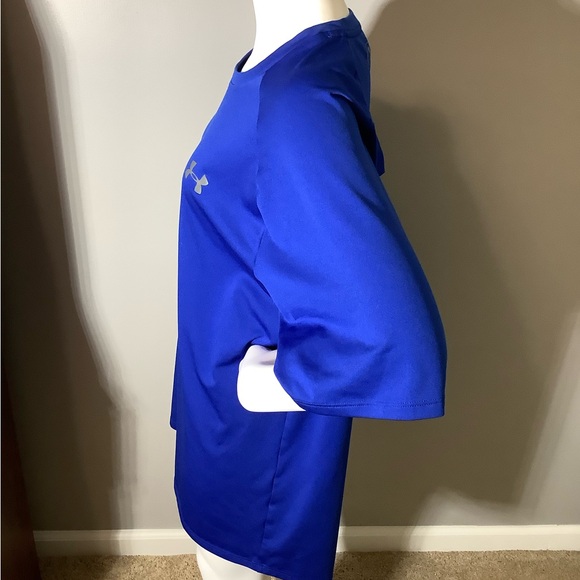 Men’s XL Under Armour The Tech Tee Blue Short Sleeve Shirt - Picture 3 of 7